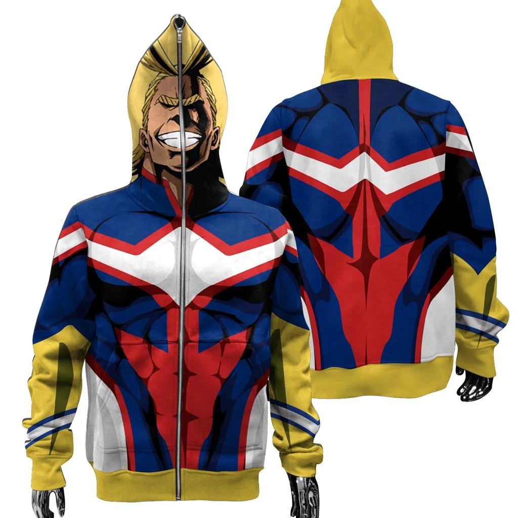 My Hero Academia postać z anime druk 3D cosplay męska bluza z kapturem ubrania wyprzedaż