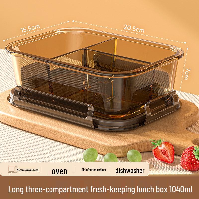 Microwave-Safe Glass Lunch Box