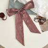 Polka dot silk scarf new versatile rose scarf plaid headband hair tie multi-functional belt waist silk scarf