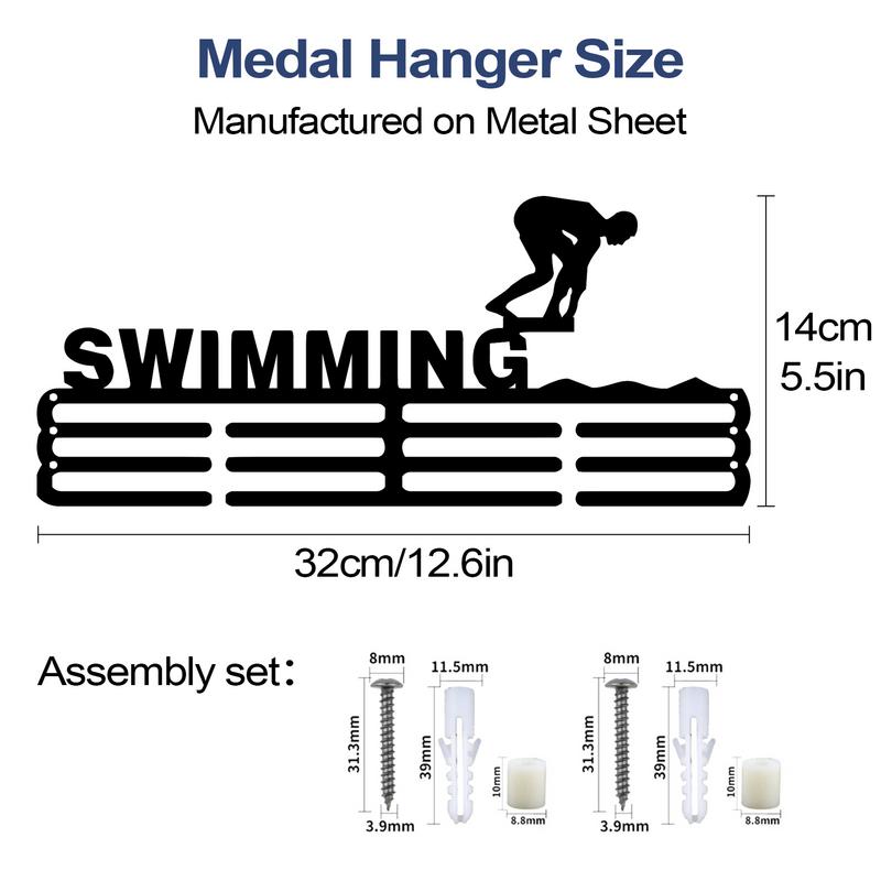 Schwimm-Ausstellungsregal Sport-Ausstellungsaufhänger Renn-Ausstellungshalter Wandaufhänger Ausstellungsregal Halter Wandmontageaufhänger Silhouette