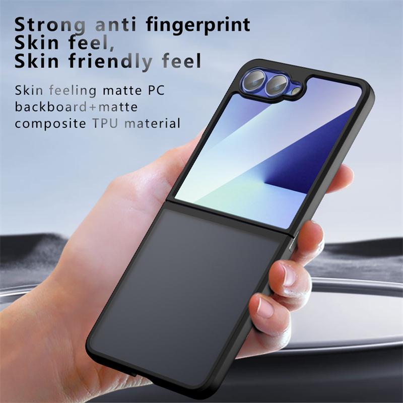 Translucent Matte Phone Case For Samsung Galaxy Z Flip 7 Matte PC Back Cover For Samsung Z Flip 7 Case For Samsung Z Flip 7 Case
