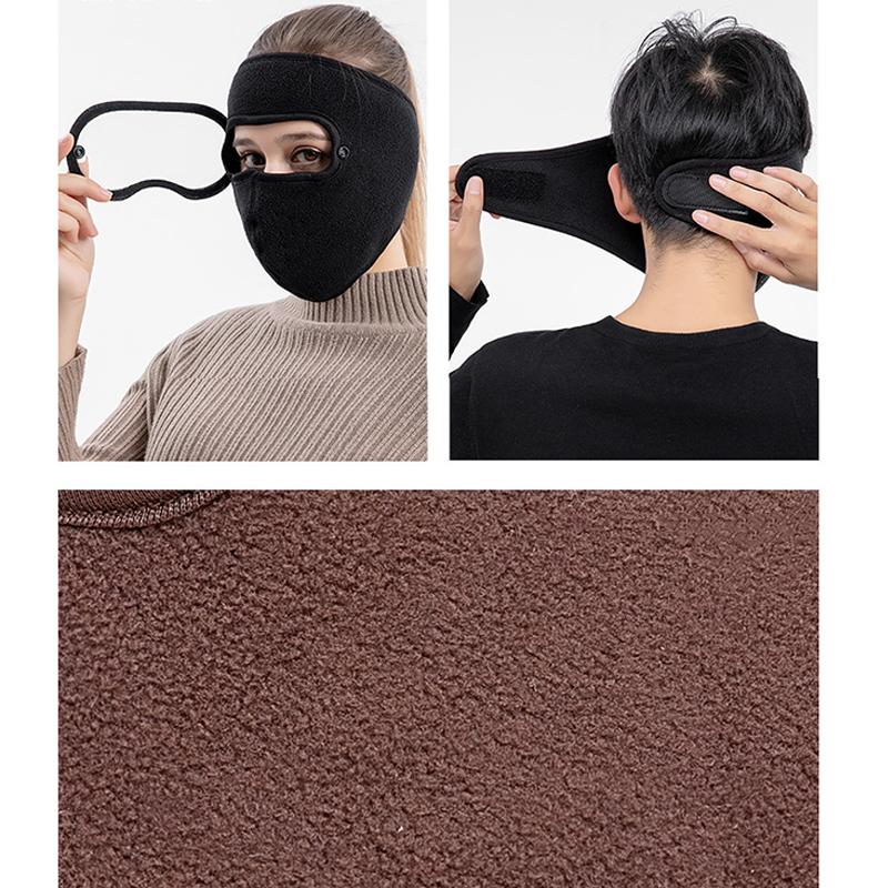 Cycling Full Face Mask Windproof Anti-fog Cycling Goggles Hood Mask Winter Cap Ski Breathable Masks Balaclava Motorcycle Mask