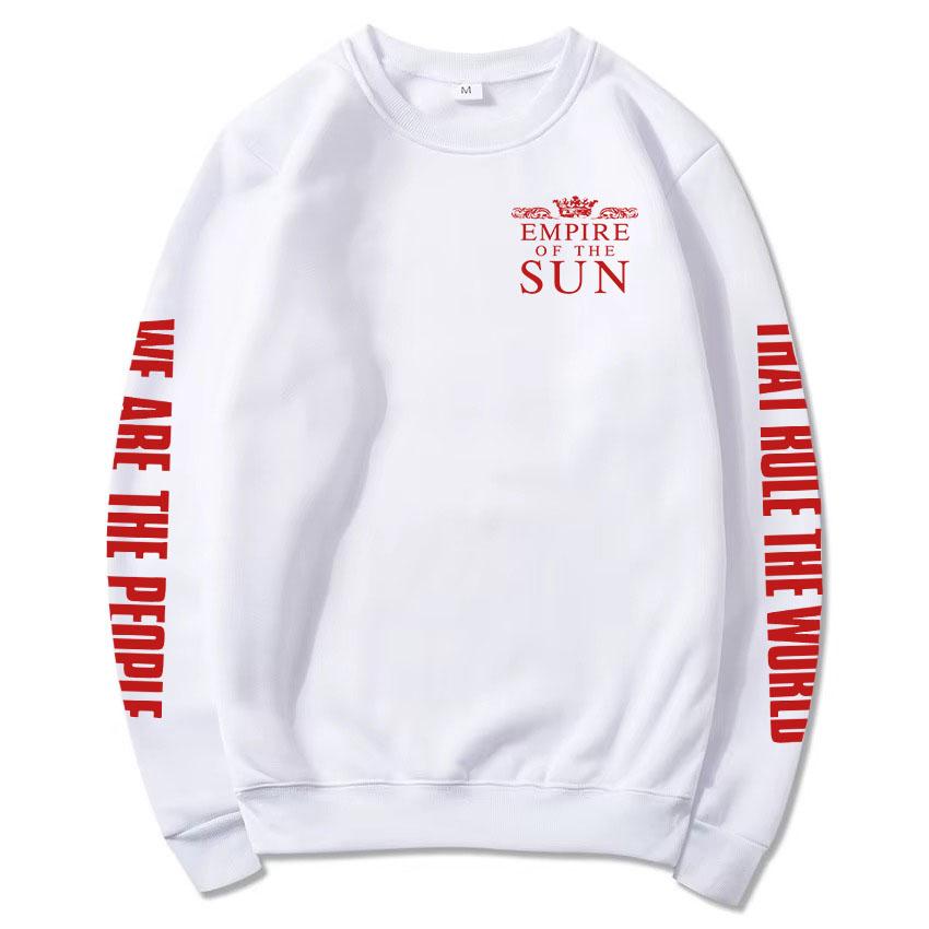 We Are The People Black Long Sleeve Sweatshirt Empire of The Sun Graphic Hoodies Long Sleeve Unisex Clothing