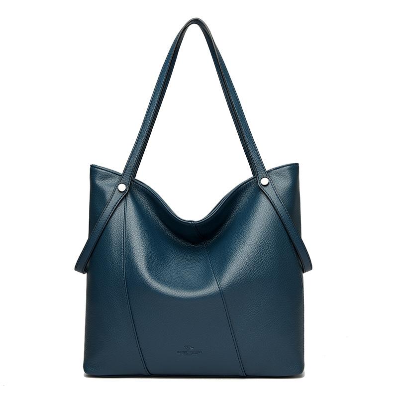 Niche Commuter Tote Bag Women's Premium Soft Leather Large Capacity Handbag Shoulder Bag