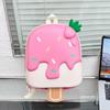 Li Shen Kids Cartoon Ice Cream Eggshell Backpack