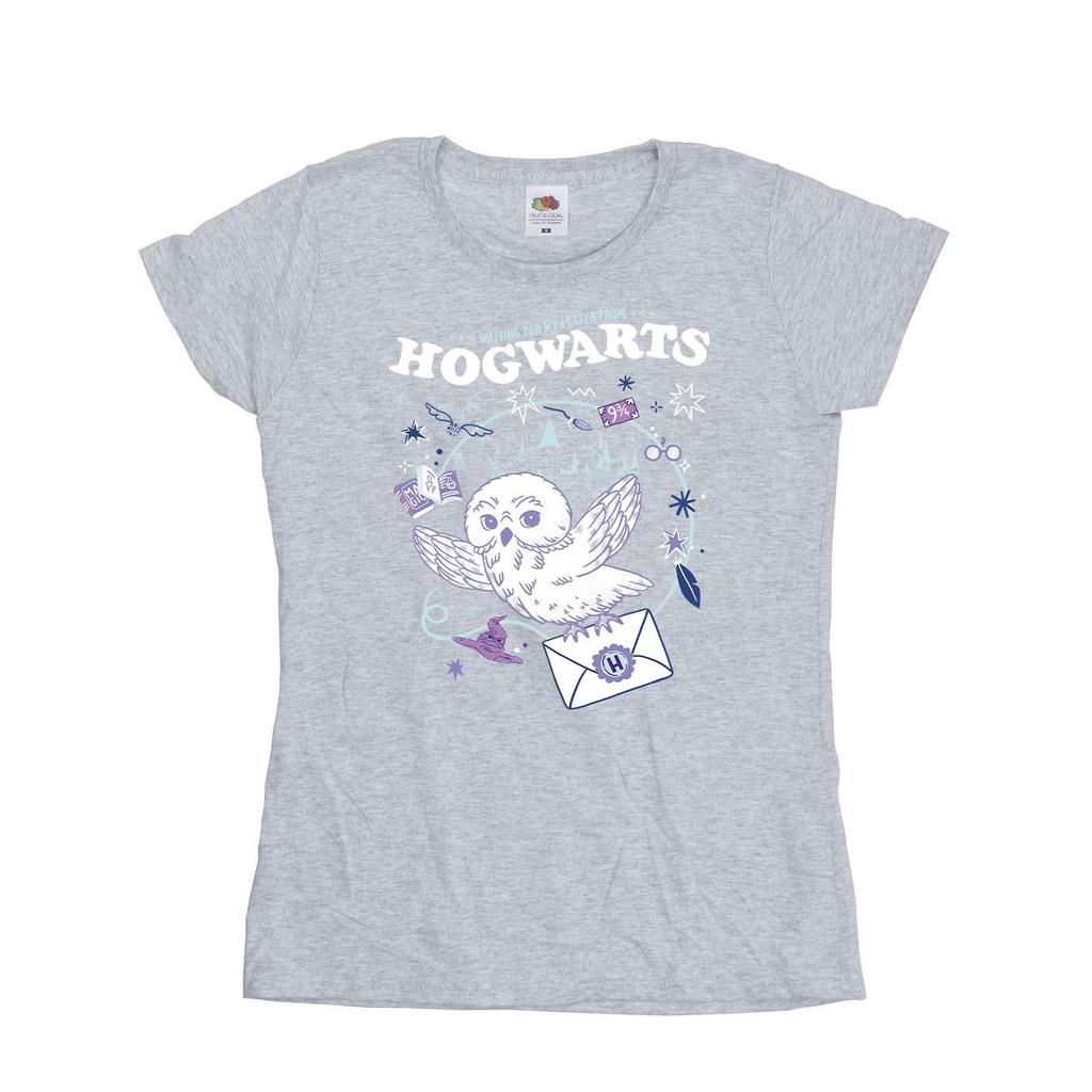 Harry Potter Womens/Ladies Owl Letter From Hogwarts Cotton T-Shirt