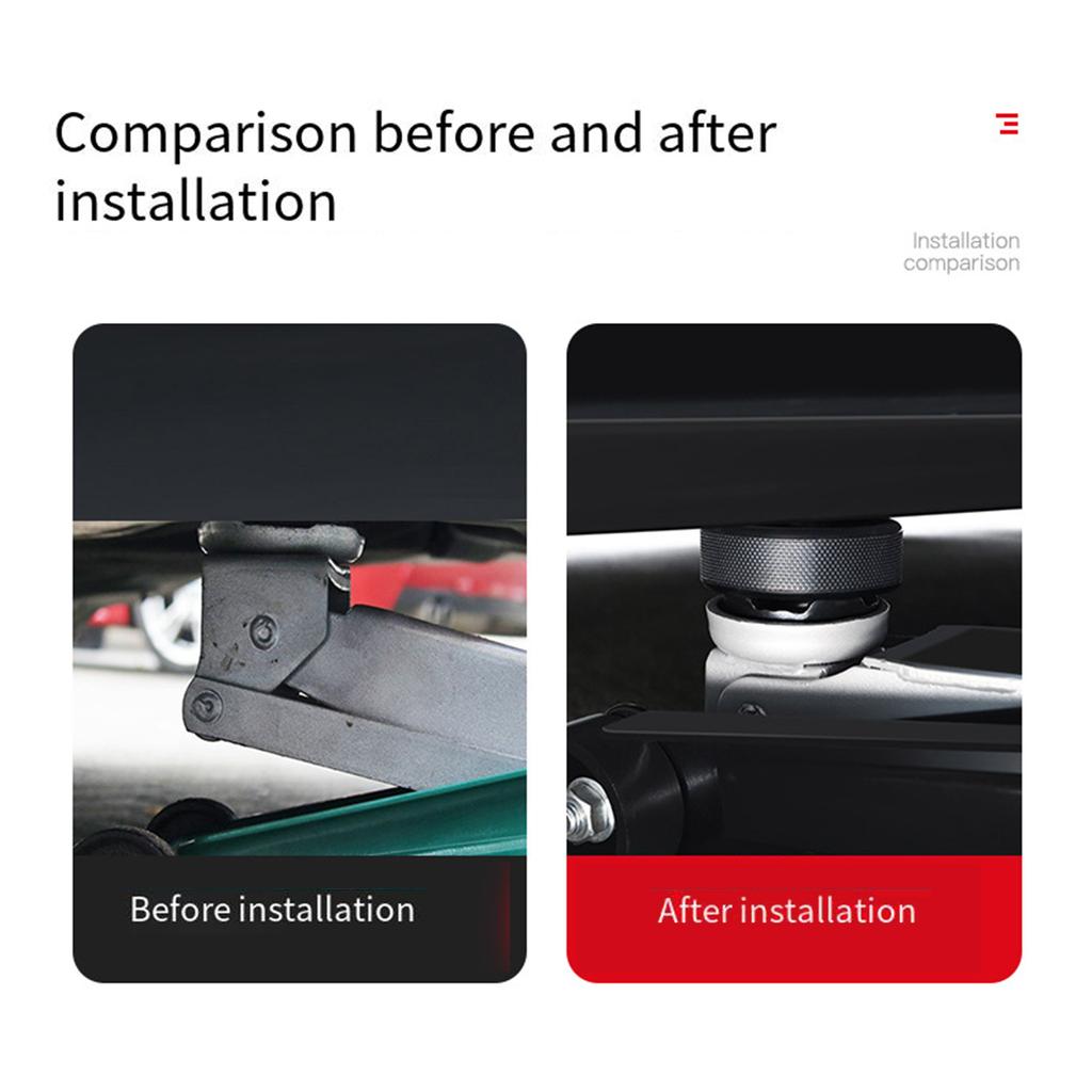 2pcs/1pcs Auto Car Rubber Lifting Jack Suitable for Y Lifting Point Adapter Tool Chassis Case-Lift Point Support