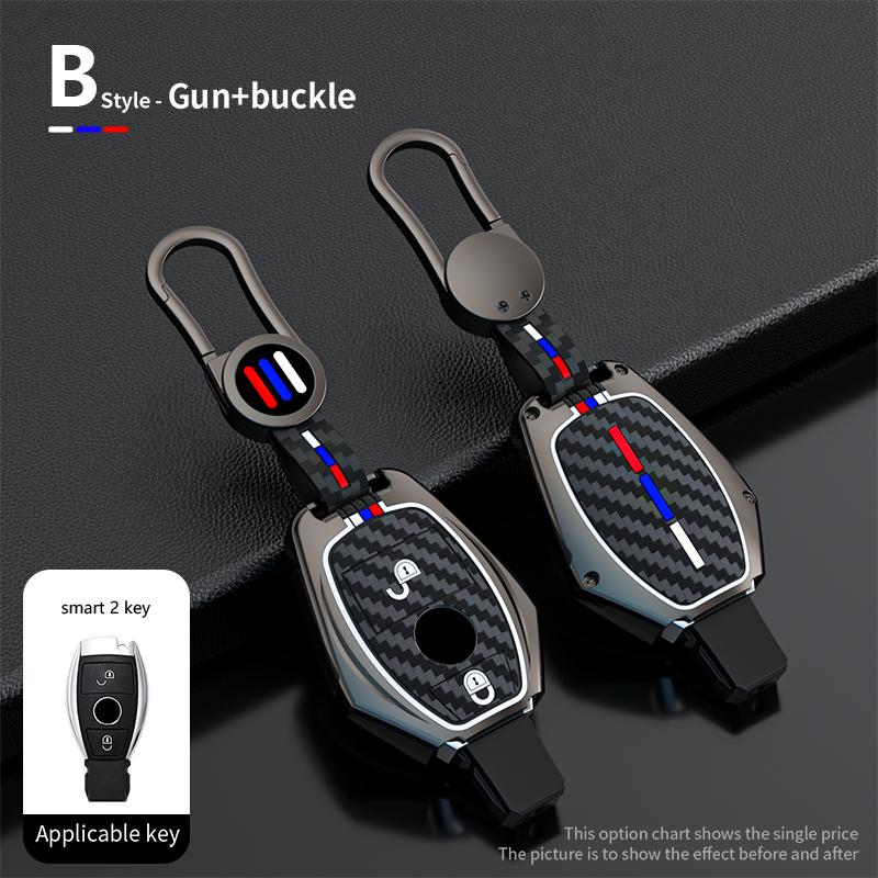 Kryt pouzdra na klíče od auta Klíčenka pro Mercedes Benz třídy ABCS AMG GLA CLA GLC W176 W221 W204 W205 Držák na příslušenství Shell Keychain