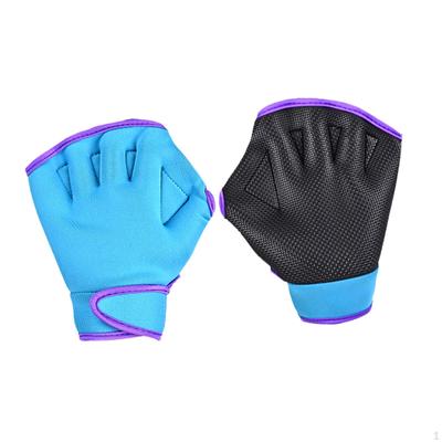 1 Pair Professional Swimming Hand Paddles Gloves, Fin for Diving and Surfing Training