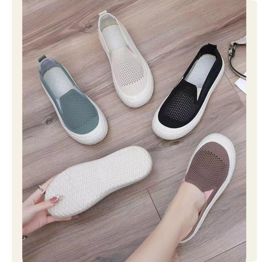 Fashion Women's Shoes Summer Breathable Hollow Women's Shoes Soft Sole Lightweight and Comfortable Casual Shoes Women