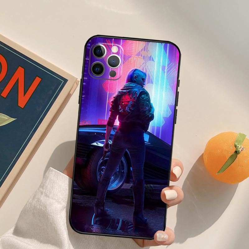 Cyberpunks Cover Case For iPhone 16 15 14 13 12 11 Pro Max XS XR X 12 13 Mini 16 15 Plus Fundas
