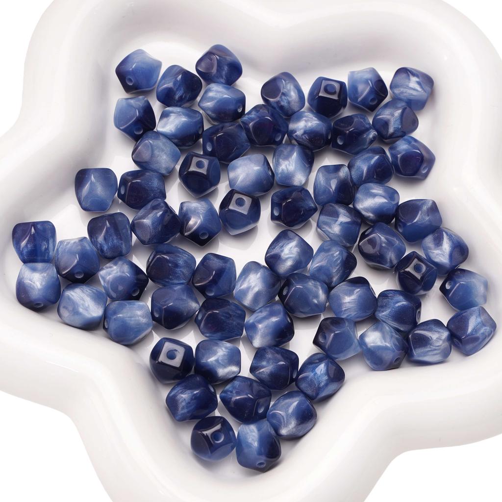 10mm 10Pcs Resin Octagon Beads Imitation Cat Eye Beads DIY Bracelet Necklace Earrings Jewelry Accessories