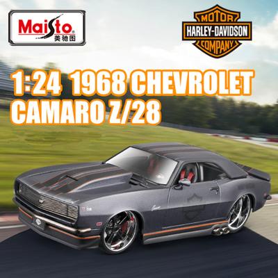 Maïsto 1:24 Chevrolet Camaro Z/28 1968 Modèle de Voiture de Sport en Alliage Diecasts Véhicules de Course en Métal Modèle de Voiture Simulation Jouets pour Enfants Cadeau