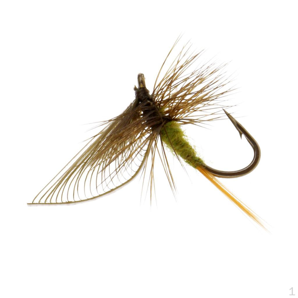 Floating Carp Coarse Bass Fly Fishing Hand-tied with High Carbon Steel Hook, 3 Models