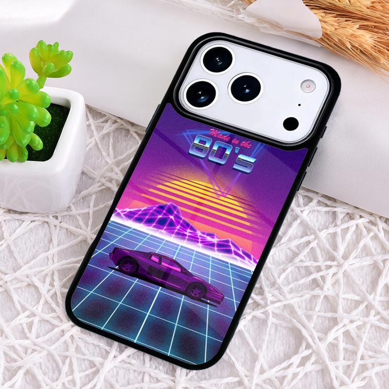 

Retrowave Neon 80 s Shockproof Phone Case for iPhone 17 Air 16e 15 11 12 14 13 Pro Max Cover Coque iPhone 11 Pro Max