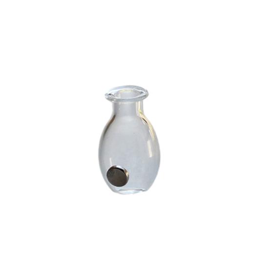 Mini Glass Vase Refrigerator Magnet, 3D Miniature Vase Fridge Magnet, DIY Flower Vase Refrigerator Magnet for Home Office Kitchen Decoration
