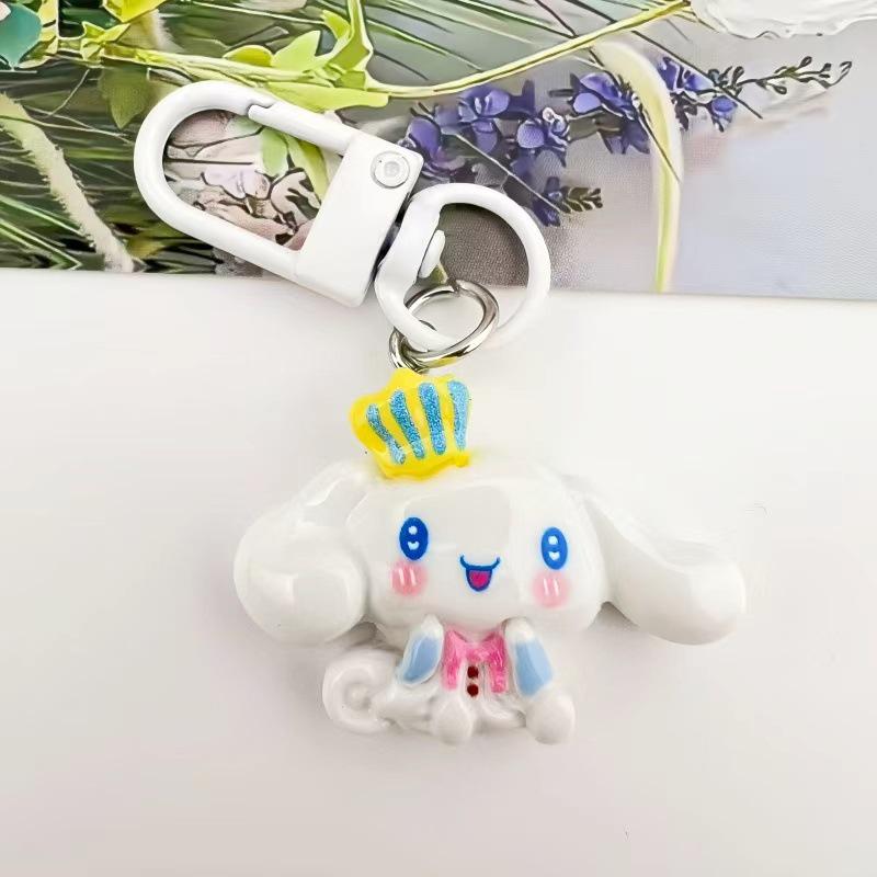 Ключеница-брелок Sanrio Мультяшная вечеринка: Милое украшение для школьной сумки и подарок для лучшего друга