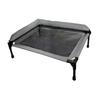 Portable Elevated Dog Bed with Mesh Cooling Surface Washable Puppy Cot for Pets Indoor Outdoor Refreshing Sleep