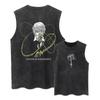 2026 Estate Top Larghi T-shirt Canottiere Stampa Anime T-shirt Uomo Streetwear Vintage Maglietta Nera Harajuku T-shirt Oversize