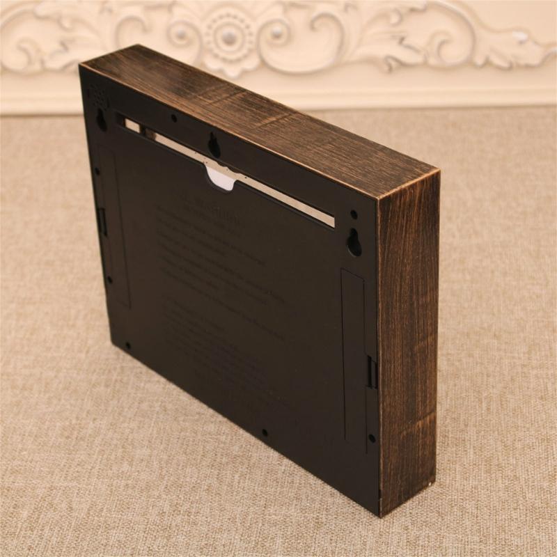 Festival Memory Showcases Combining Rotating Snow Effect Battery Power Melodies Player And Shatterproof Frame Structure