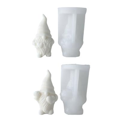 Valentinstag Silikon Wichtelform Niedliche Aromatherapie Kerzenform Epoxid Zwerg Gipsform für DIY Seife Geschenk Kerzenherstellung