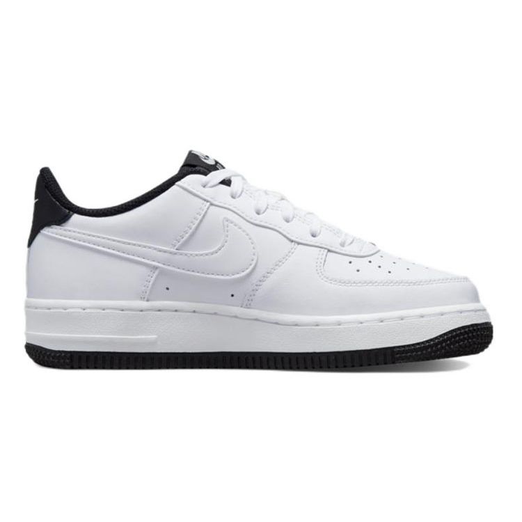 Nike Air Force 1 07 ESS GS White Black Kids Sneakers DV1331-100
