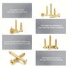 530pcs M2 Self-Tapping Screws Combo Kit With Locknuts And Wood Screws - Perfect For DIY Projects And Professional Use