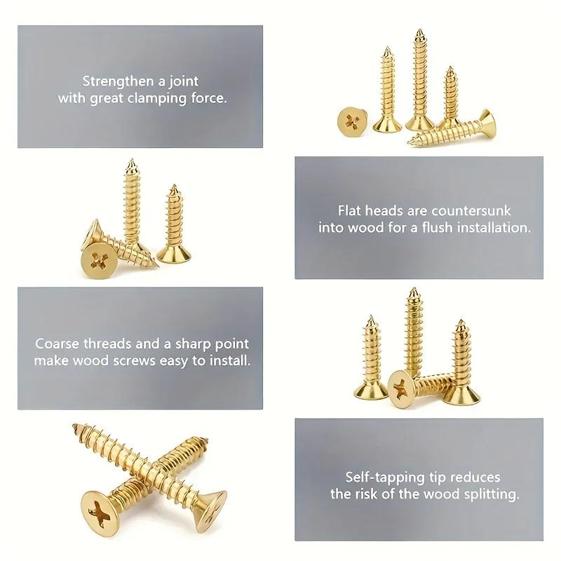 530pcs M2 Self-Tapping Screws Combo Kit With Locknuts And Wood Screws - Perfect For DIY Projects And Professional Use