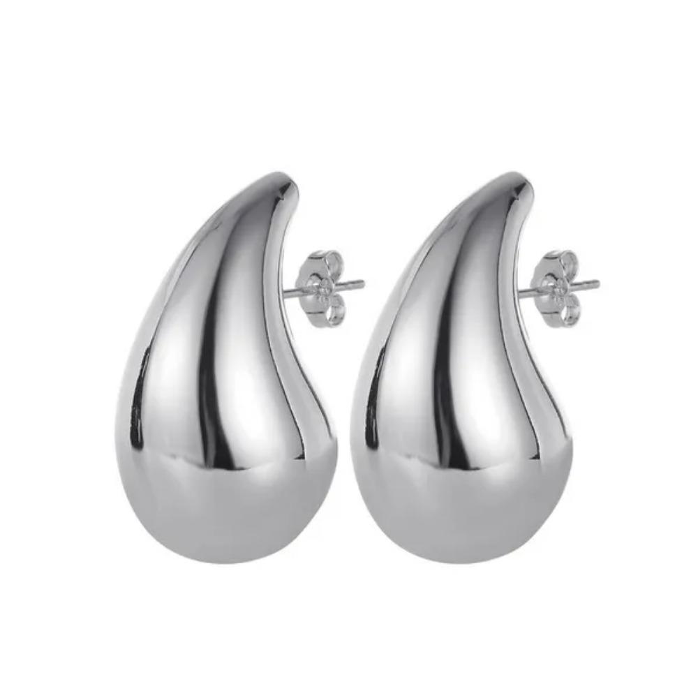Fashion Jewelry Stainless Steel Water Drop Earrings for Women Charm Enamel Women Stud Earrings Pendientes Mujer