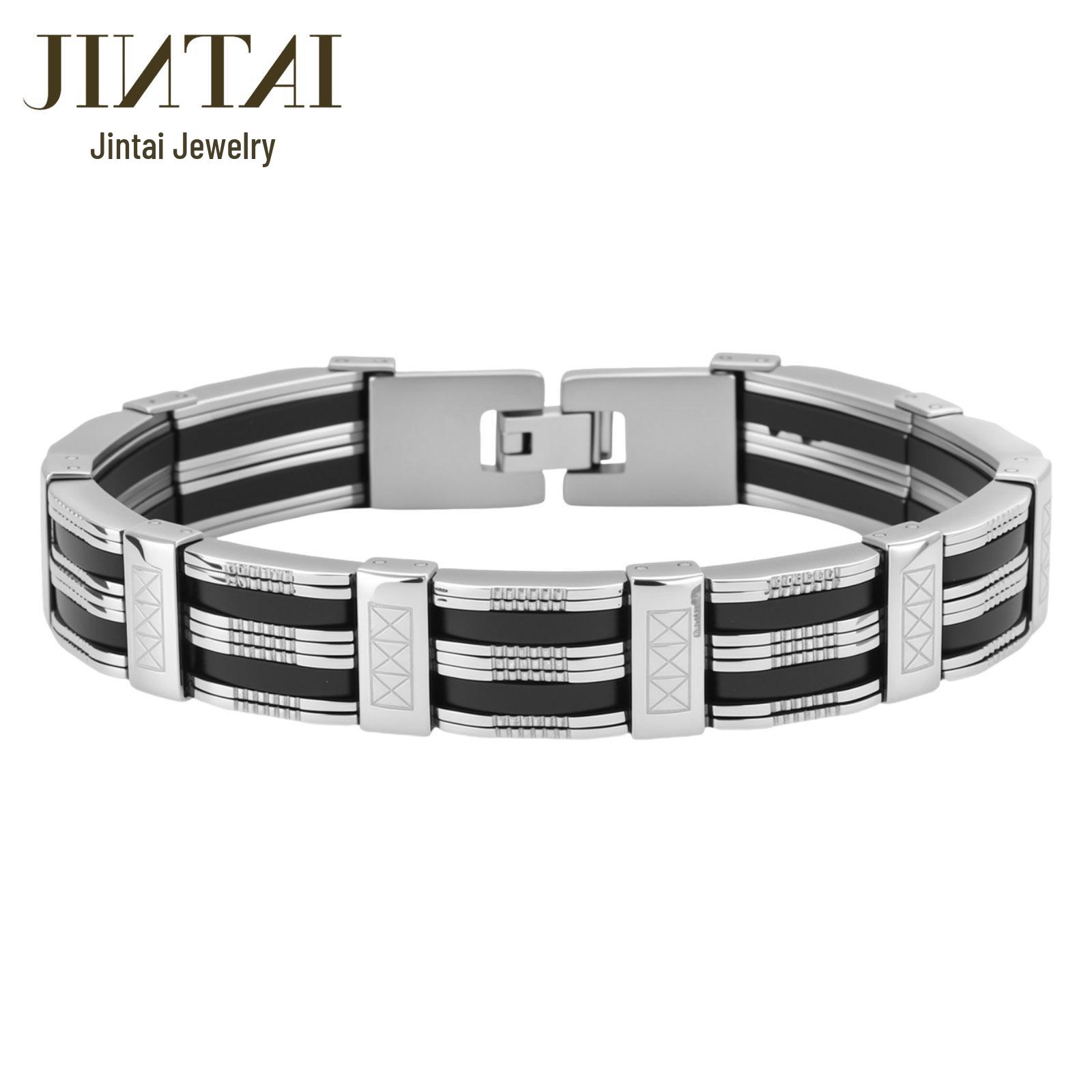 European and American Trendy Men s Stainless Steel Titanium Bracelet Stainless Steel