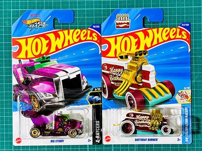 Hot Wheels RIG STORM BIRTHDAY BURNER Treasure Hunt