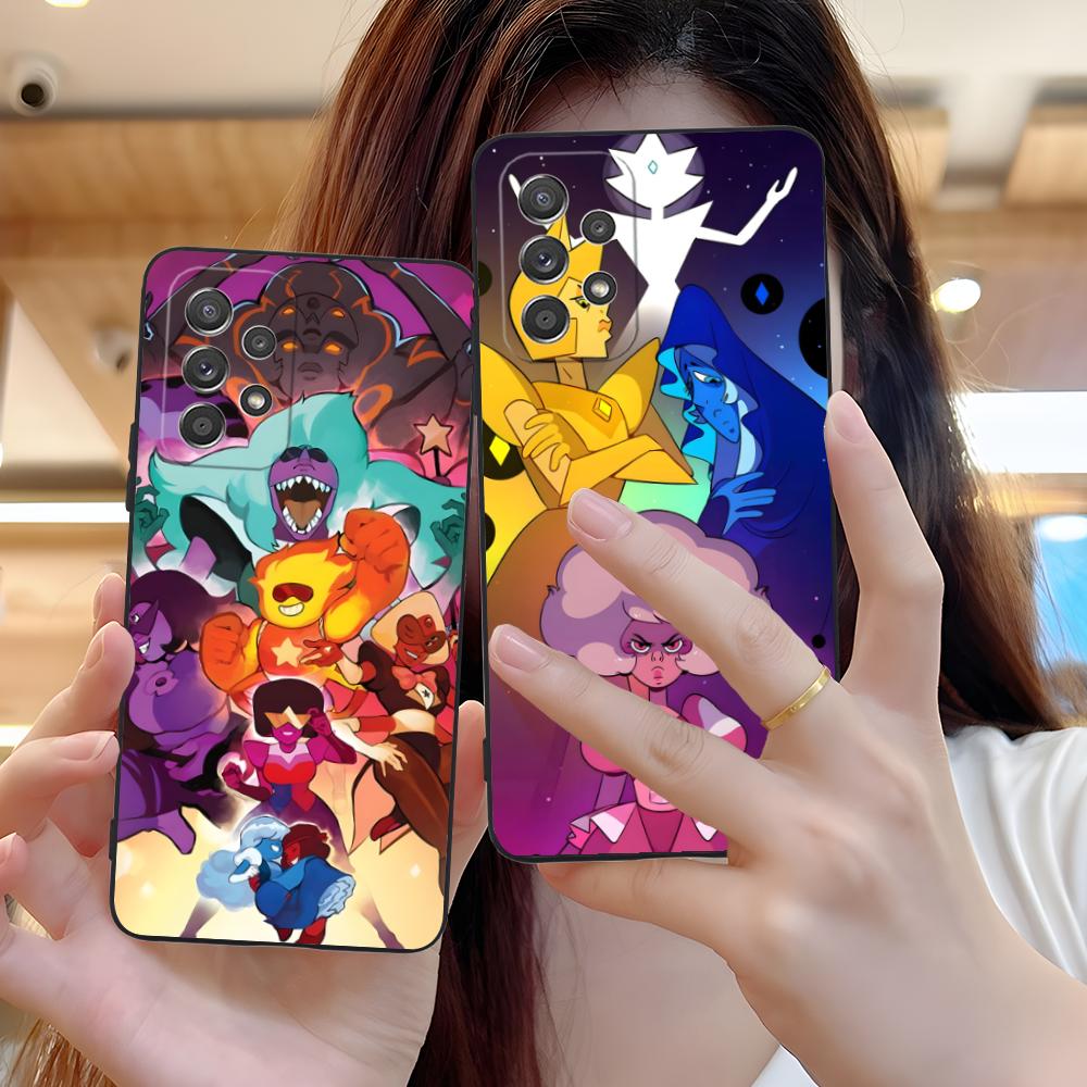 Steven Universe Mobile Phone Case for Samsung Galaxy M55 54 42 35 34 33 32 23 22 15 14 13 12 F55 5G Colour Protective Cellphones