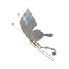 Glitter Butterfly Filigree Hair Stick Buyao for Girls Ancient Chinese Hairpin Traditional Hanbiuk Decorative Cosplay