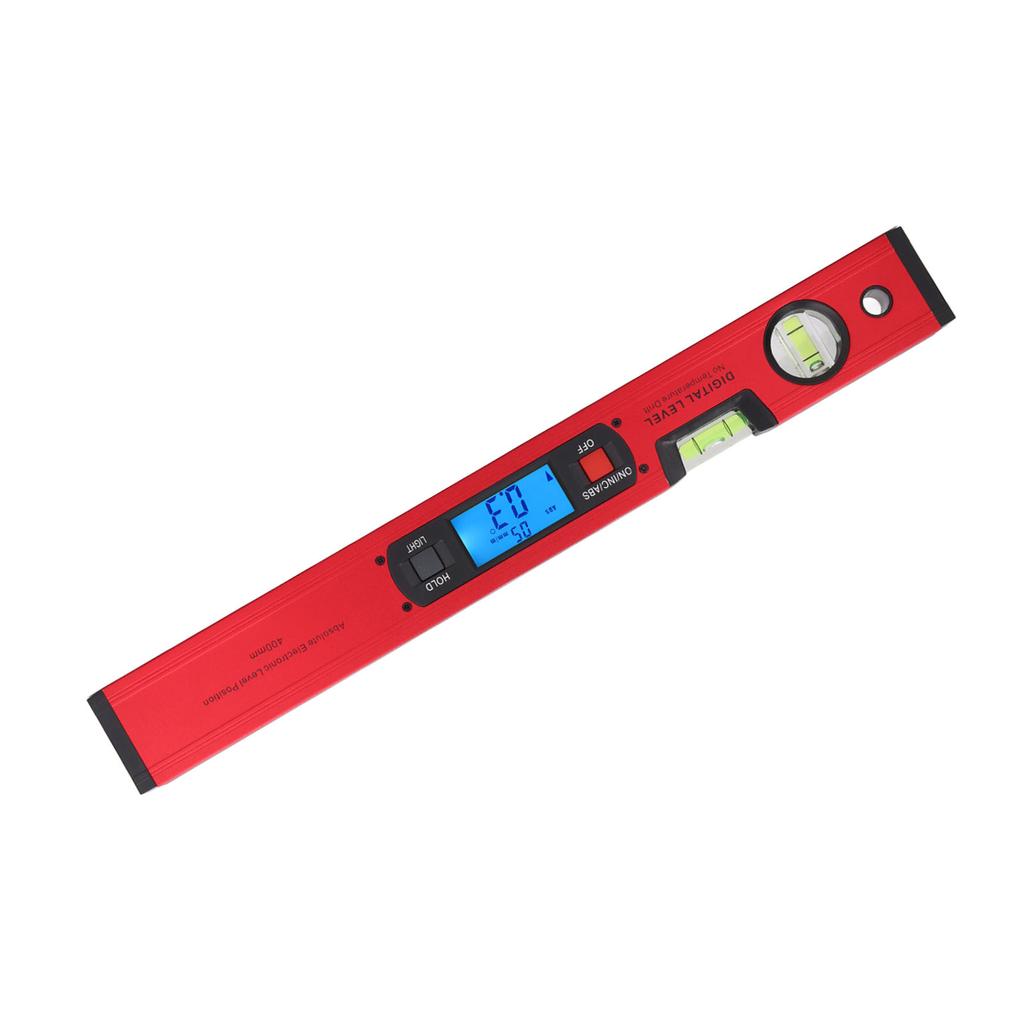 400mm Digital Level Ruler Electronic LCD Display Aluminium Alloy Magnetic Digital Protractor