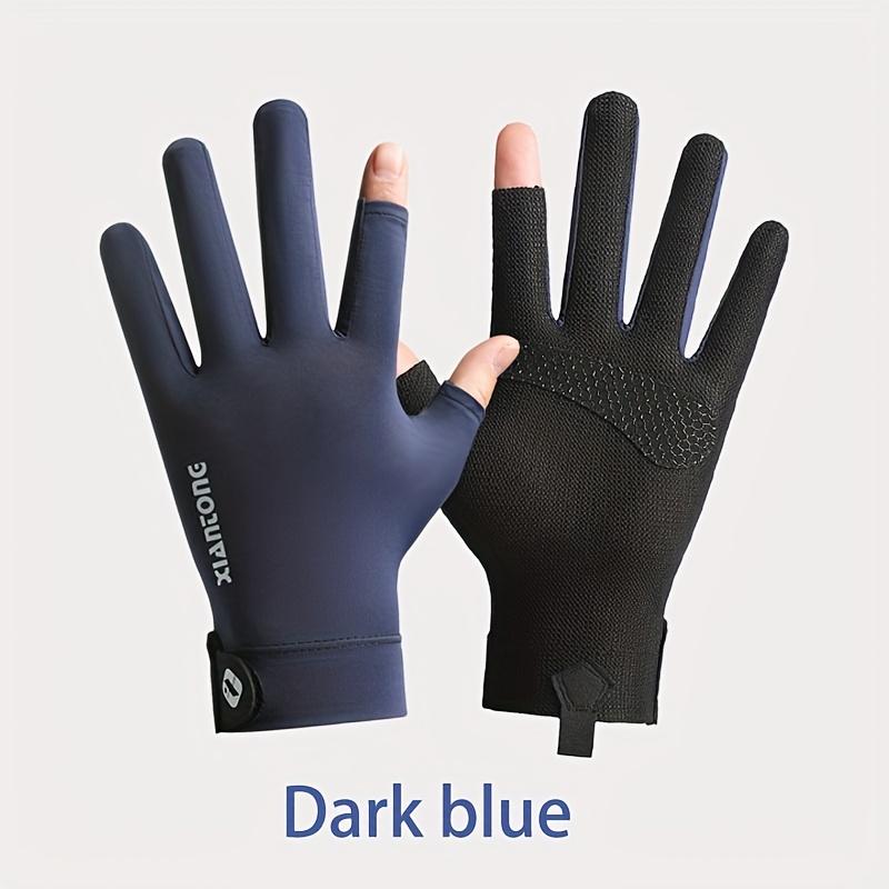 

Summer Cycling Gloves Breathable Sun Protection Anti-slip Fishing Riding Gloves Thin Cool Touchscreen Outdoor Driving Gloves