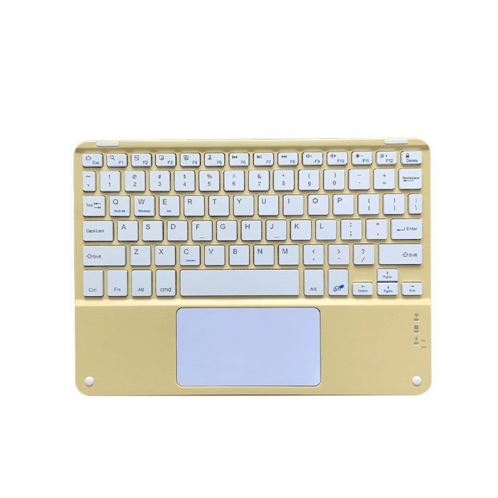 Bluetooth Keyboard with Touchpad for iPad iPhone Tablet Silent Rechargeable Wireless Keyboard Mouse Combo