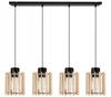 Hanging Lamp, Ceiling Chandelier, Wooden, Led Lampshade