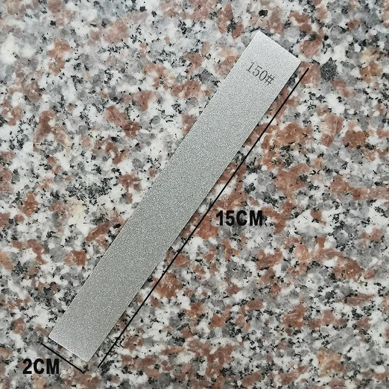 6-teiliges Set Diamantstein ohne Basisleiste, verwendeter Messerschärfer, Diamant-Schleifstein, Schleifstein, Schleifsteinleisten, Küchenwerkzeug