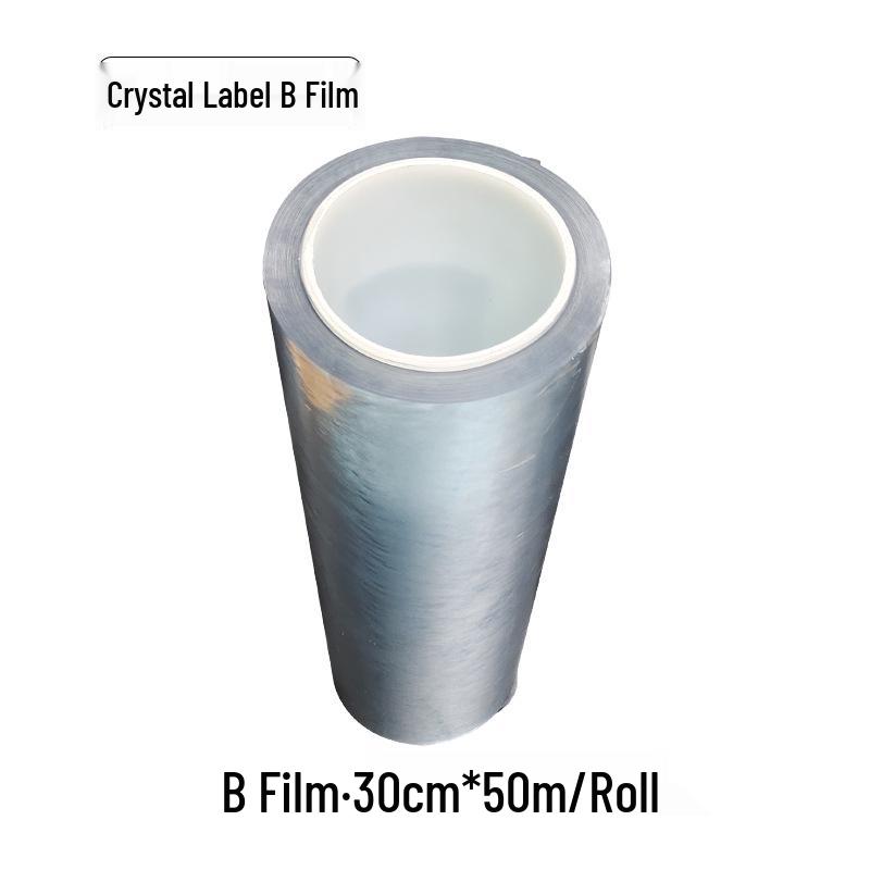 AB Color Crystal UV Transfer Film - High Polymer, No Waste, Glue-Free