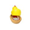 Interactive Chicken Egg Removal Toy with Nest and Multiple Small Eggs for Kids Early Learning and Fine Motor Skill Development