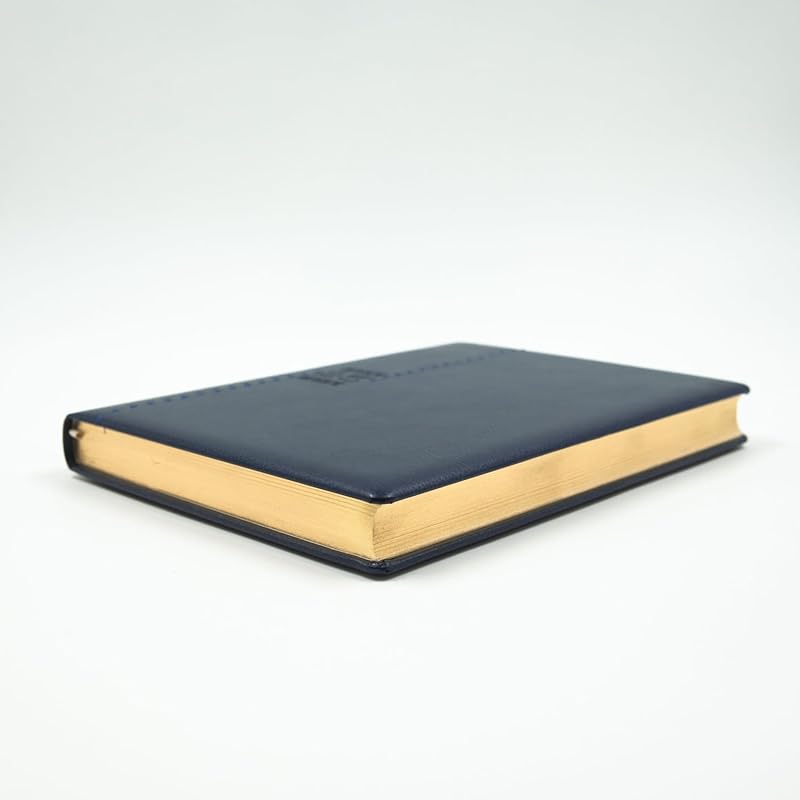 

Mahavir Premium Diary 2025 | B5 Size | One-Day-to-a-Page New Year Diary | 424 pages | Natural Shade Paper | PU (Faux Lea 5 синий