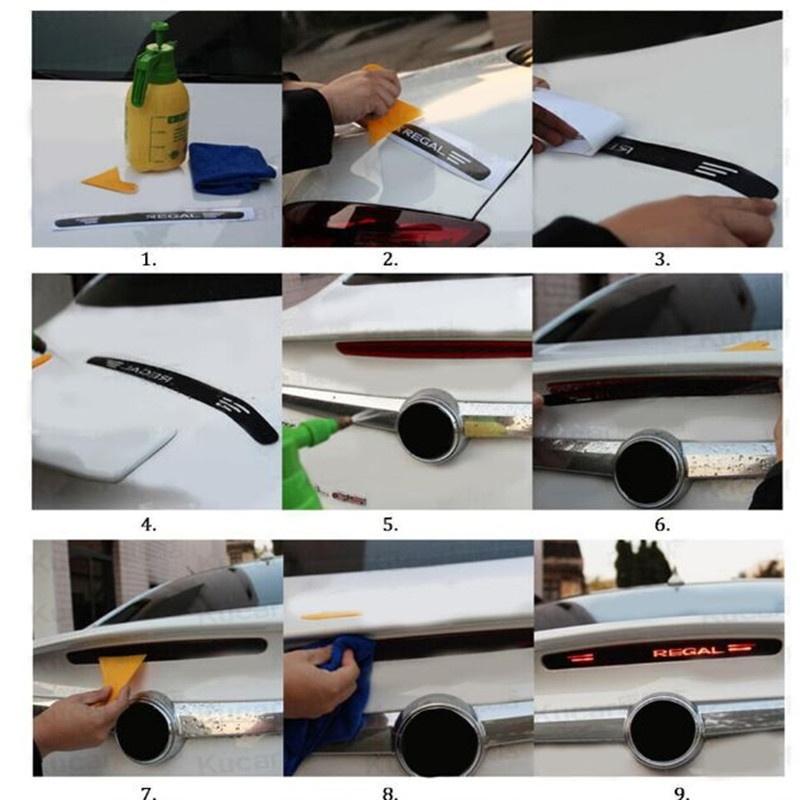 1 x nálepka s karbonovým vinylem na zadní brzdové světlo pro ASX 2011 2012 2013 2014 2015