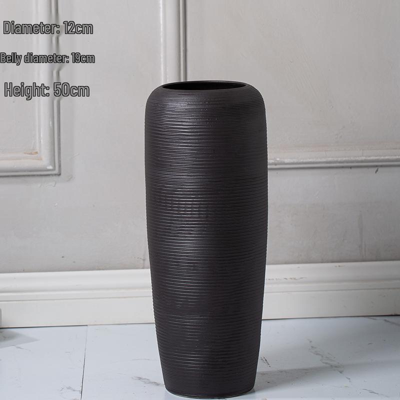 Nordic Ceramic Hydroponic Vase for Home Decor - Living Room Flower Arrangement and Dining Table Ornament