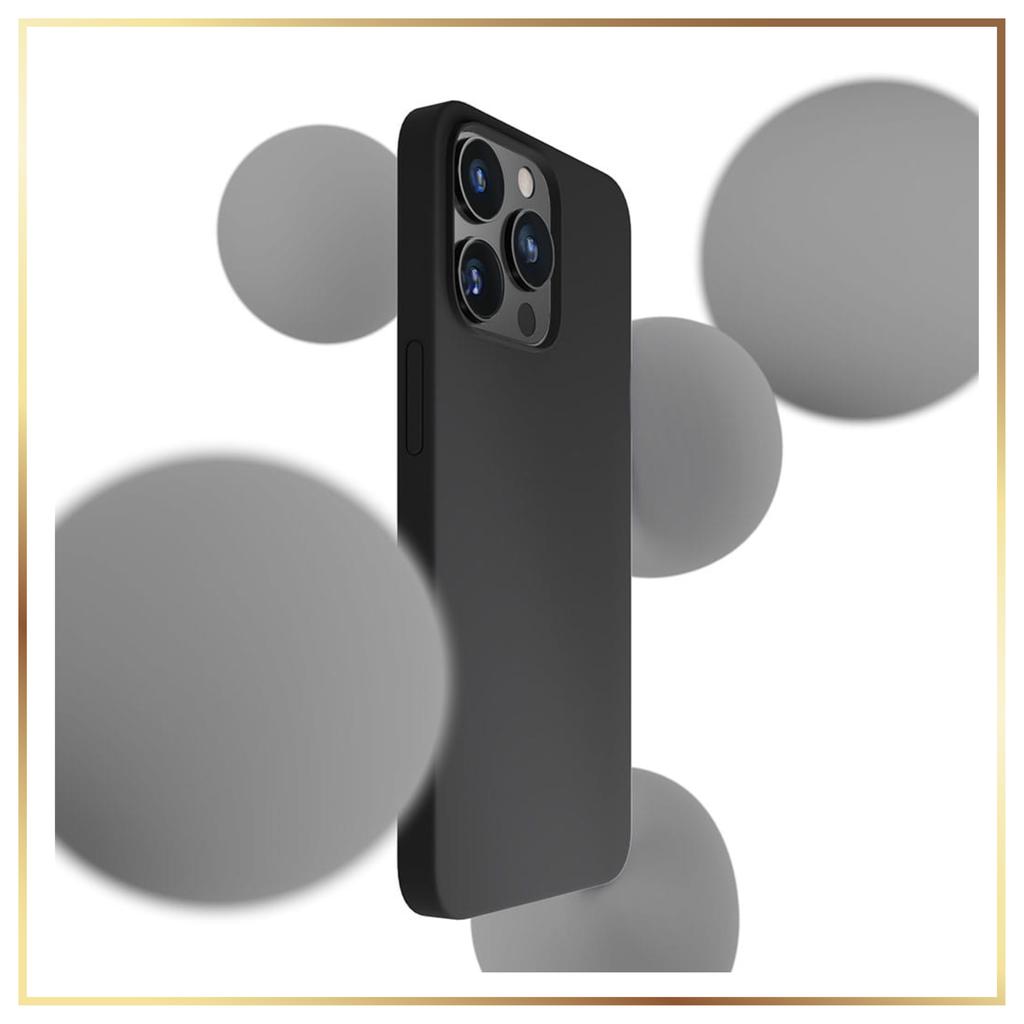 Etui 3Mk Silicone Case Do Iphone 15 Pro, Czarne