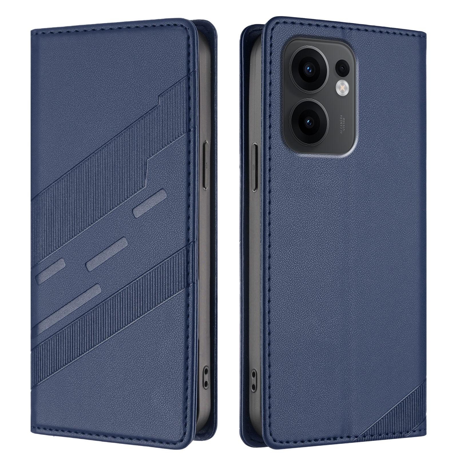 

For Oppo Reno13 F 5G (Reno 13 FS 5G)/4G Phone Cases Punk Style Imprinted Wallet Stand Leather Cover G