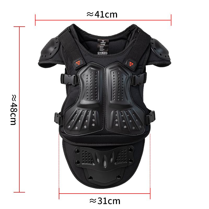 Kids Motorcycle Riding Body Armor/Elbow Knee Protector Children Motocross Back Vest Chest Off-Road Moto Cycling Protective Gear