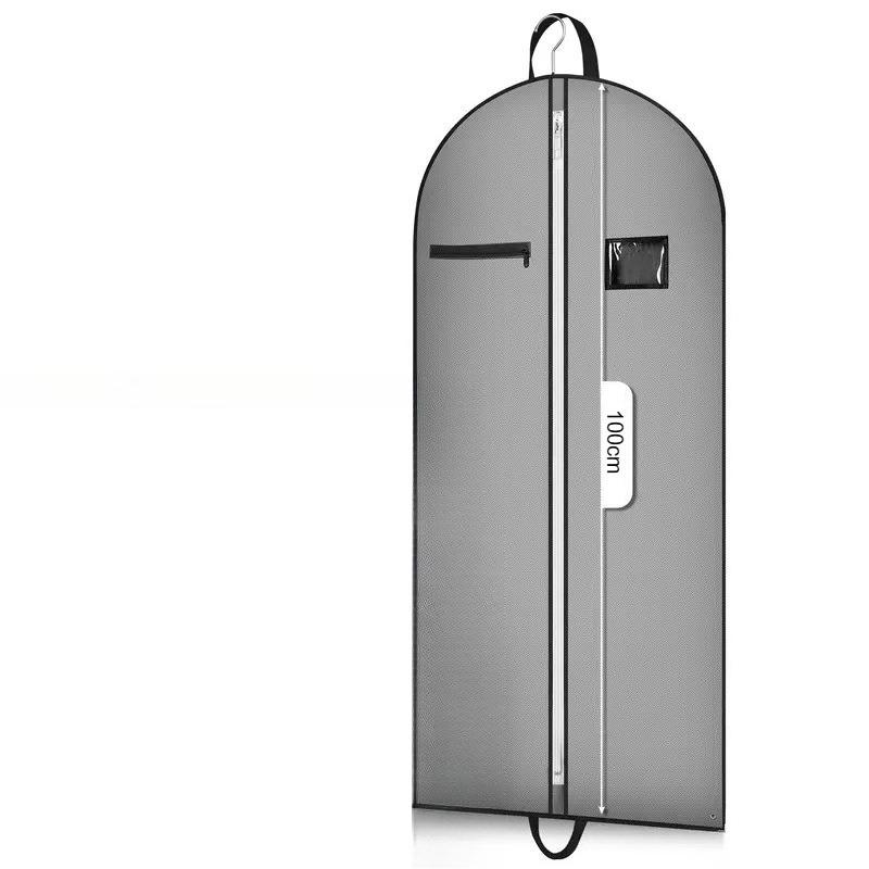 

Hanging Clothes Dust Cover Household Dust Proof Garment Bag for Suit Coat Overcoat Down Jacket Wardrobe Storage 60x100cm