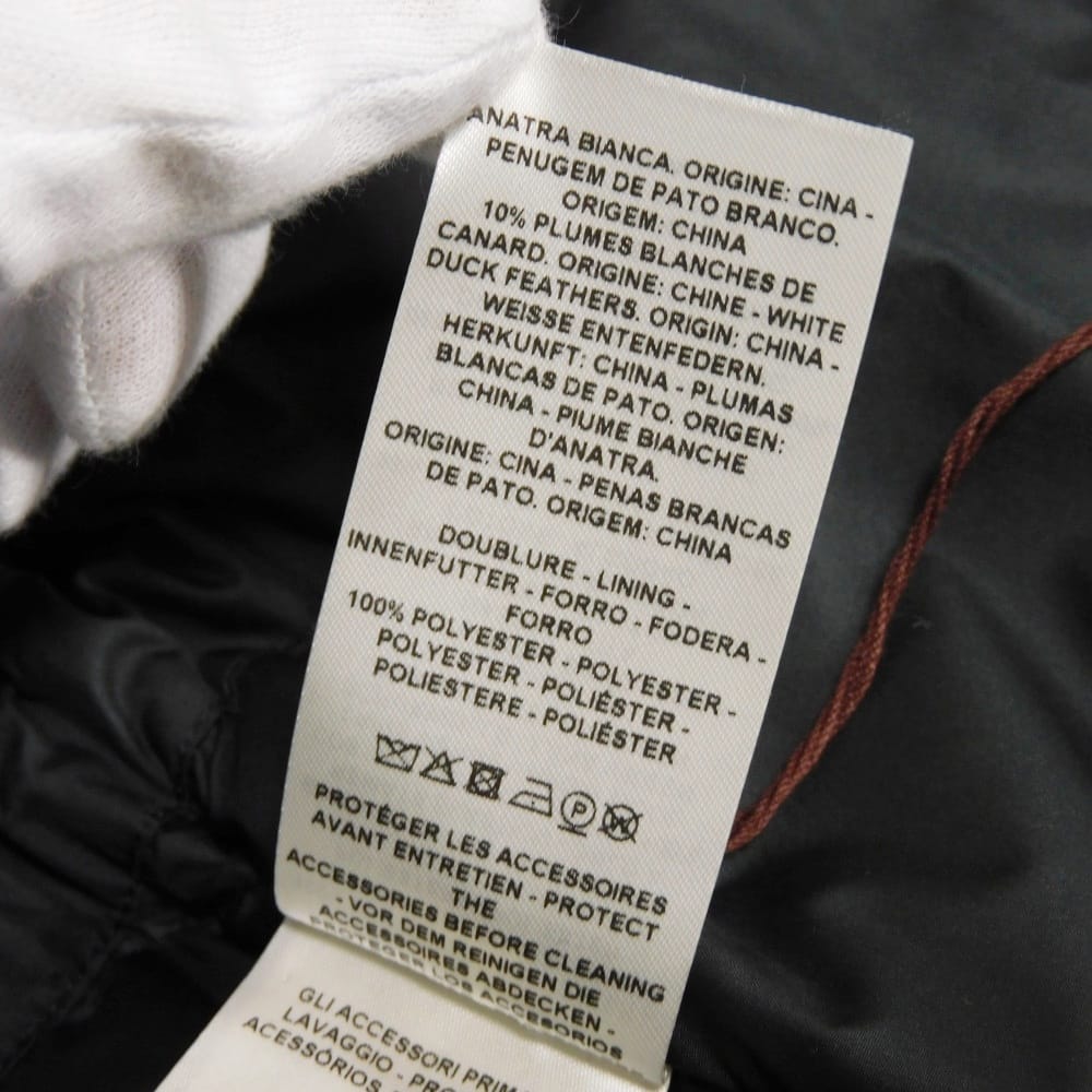 Used 9212 Crude Cell Quilted Gilet 3H0156DA 7865 34 Logo Silicone Drawcord Unused Serie Patch Black Women's from Japan