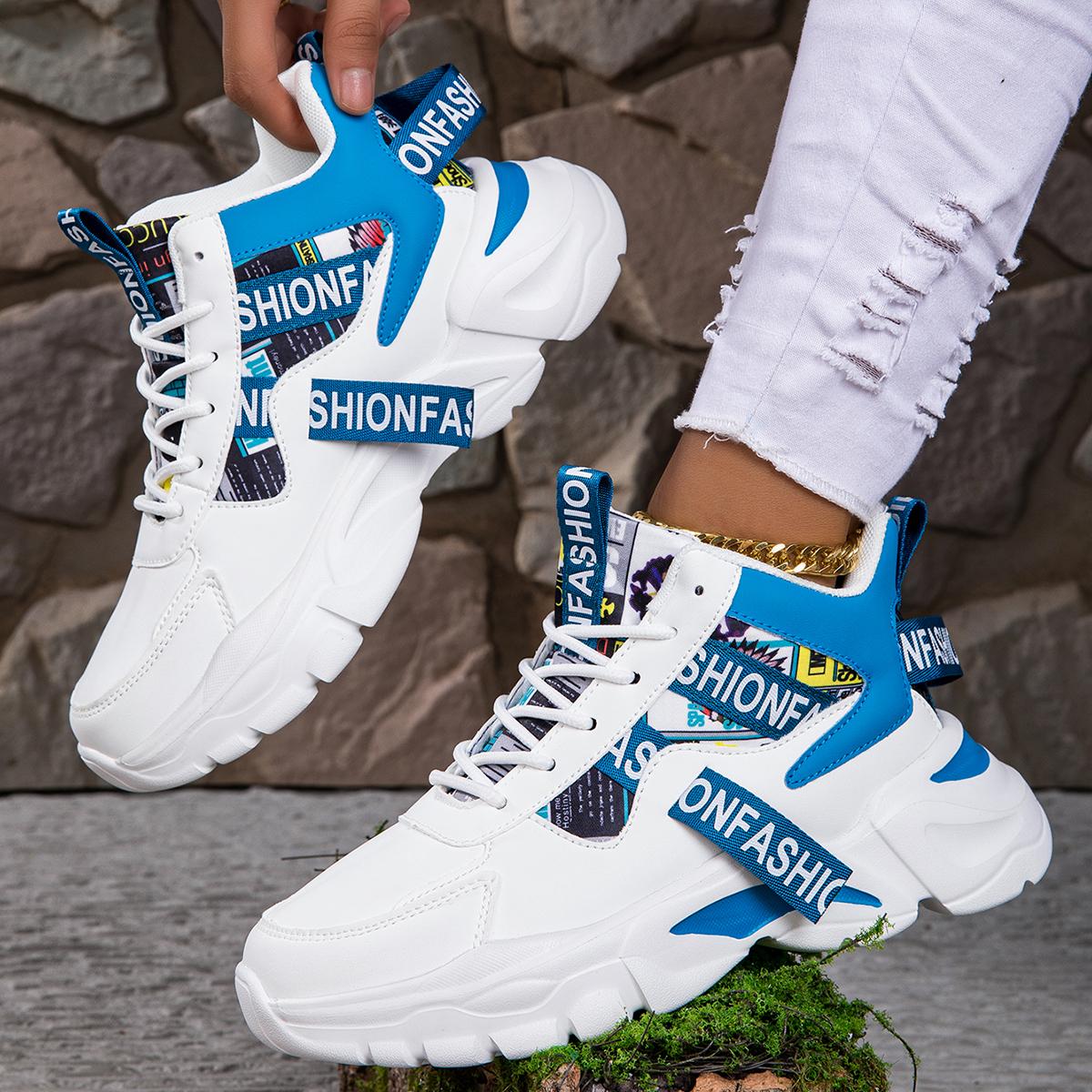 

Обувь женская новая летняя женская обувь универсальная платформа белые туфли легкие осенние повседневные кроссовки 37 синий