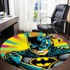 1pc Batman, Superhero Chair Carpet for Office Non-Slip, Indoor Non-Slip Washable Carpet, Non-Shedding Mat For Office yy251030010